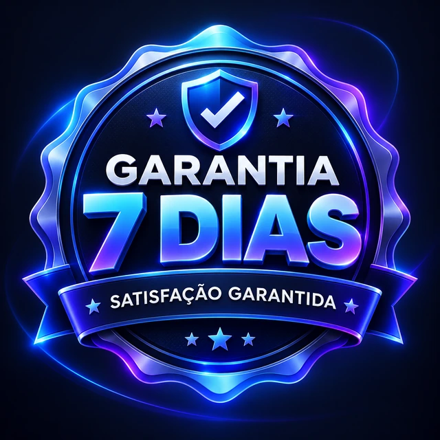 Garantia de 7 dias — satisfação garantida